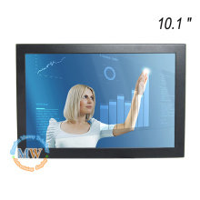 Monitor LCD de pantalla táctil capacitiva proyectado (PCAP) de 10 pulgadas con puerto USB HDMI VGA DVI